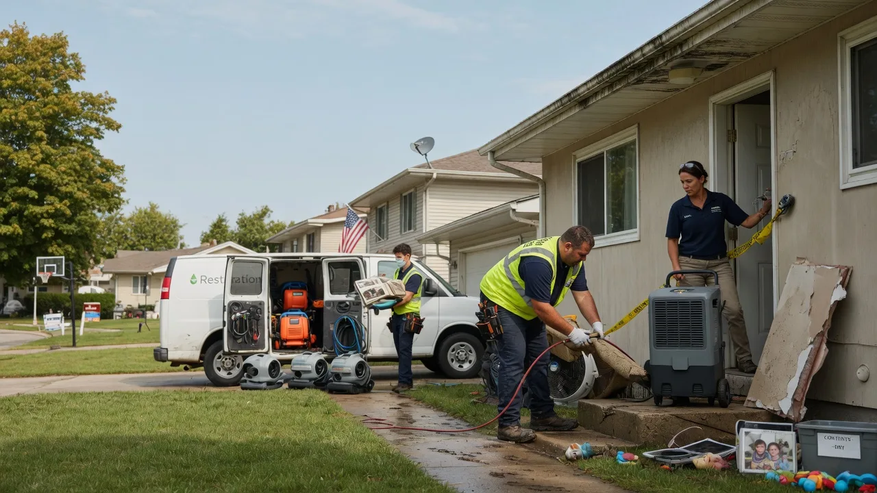 Water Damage Restoration in Bloomington, WI near me